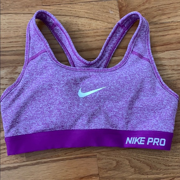 purple nike pros